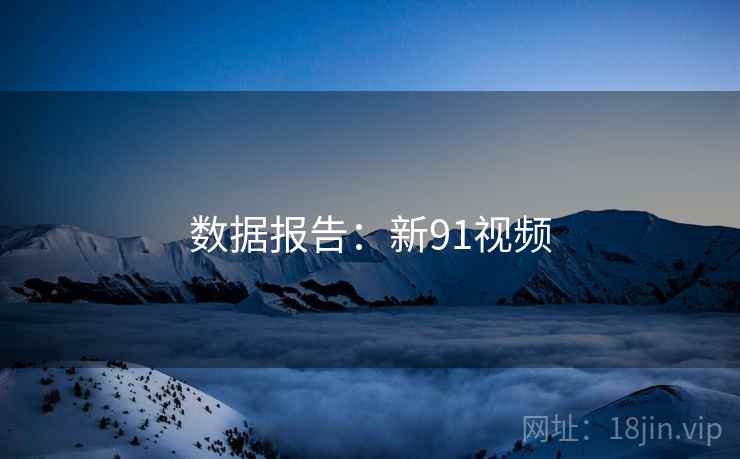 数据报告：新91视频