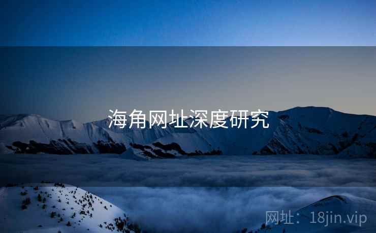 海角网址深度研究