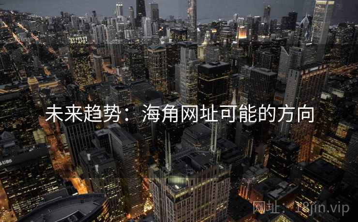 未来趋势:海角网址可能的方向
